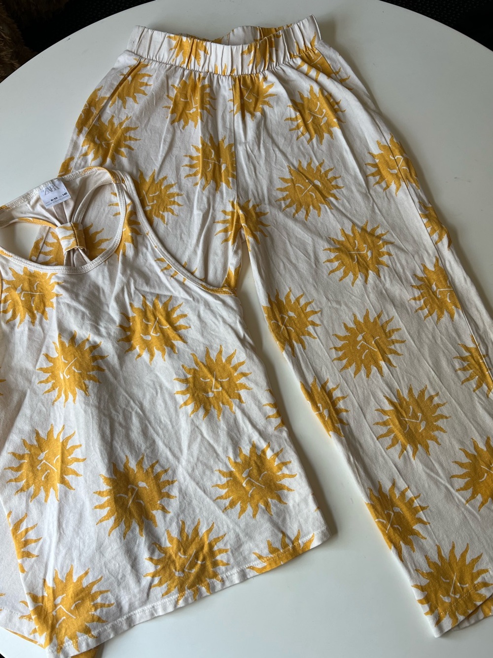 Zara Girls Sun Print Set size 9/10